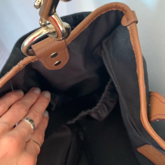 COPY - Coach cross body leather and canvas bag - Picture 6 of 6